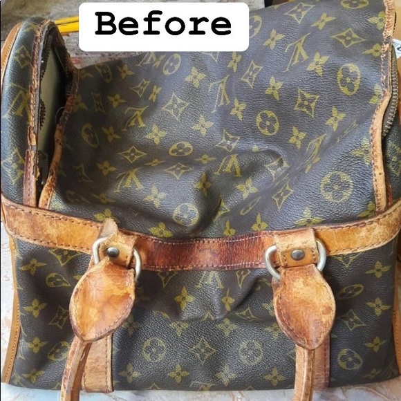 🌟LIKE NEW! 🌟NEW VACHETTA! Auth LOUIS VUITTON SAC CHAUSSURES TRAVEL BAG - Picture 14 of 16